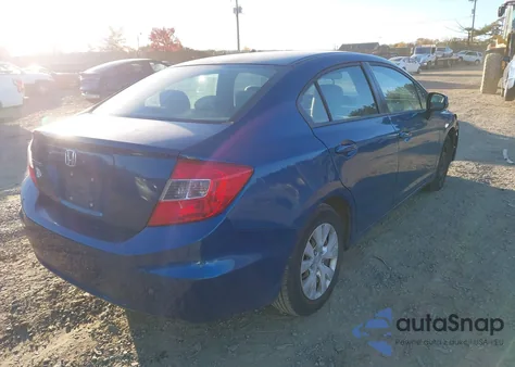 2012 Honda Civic Lx из США, поврежденный, VIN 2HGFB2F57CH531264